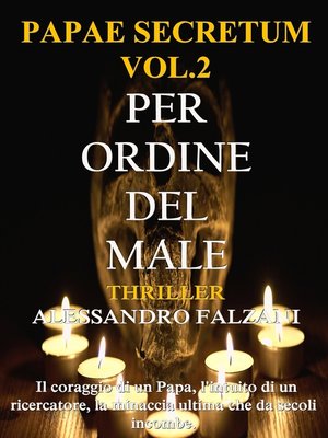 cover image of PER ORDINE DEL MALE